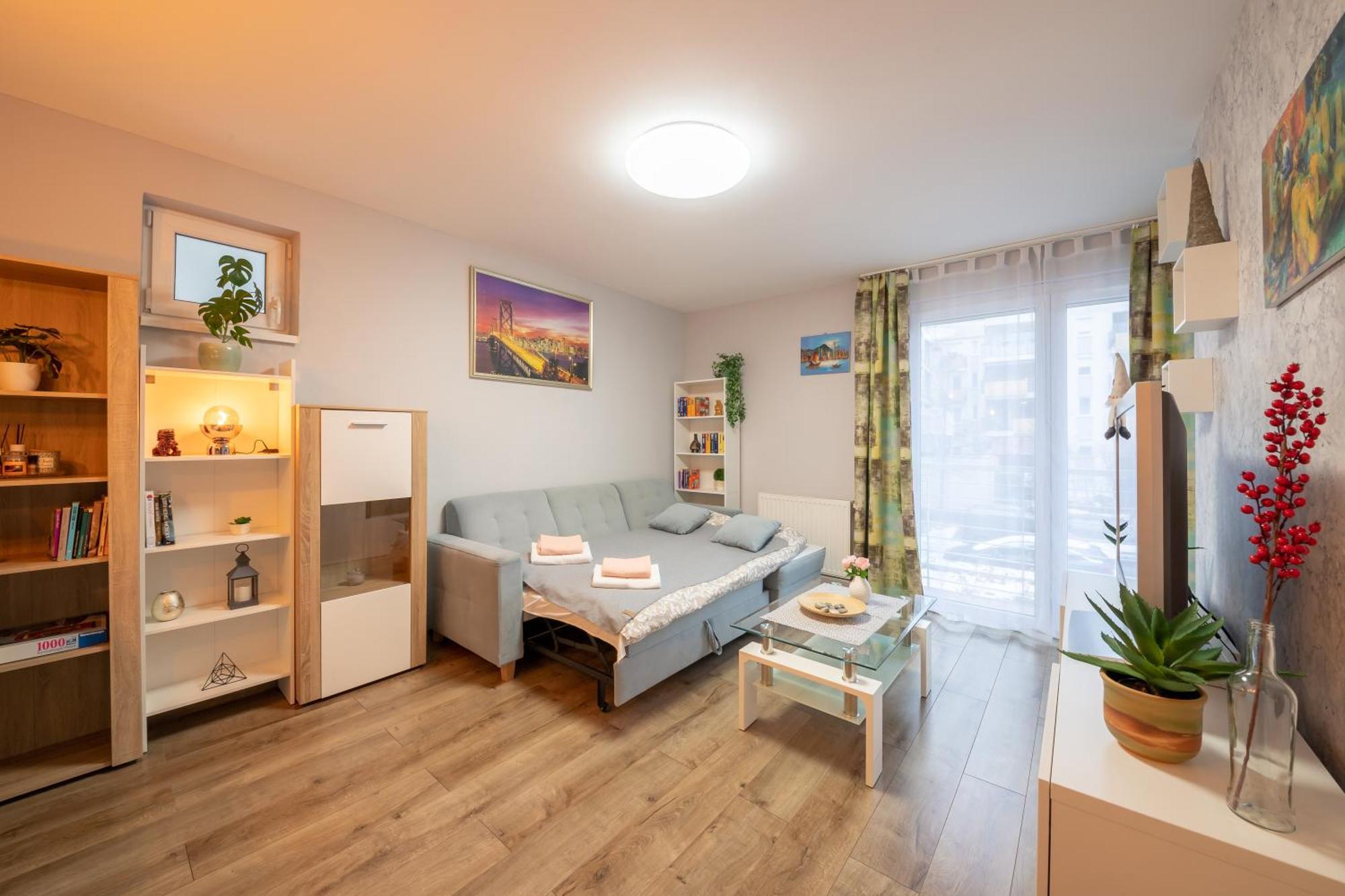 Center Budget Apartment Inside Free Parking Self Check-In Free Streaming Ac Balcony Budapest Bagian luar foto